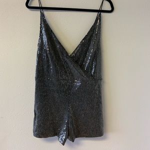 Motel Rocks Sequin Romper size small